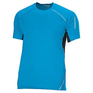 SALOMON（サロモン） TRAIL RUNNER IIW SS TECH T Men's L Eブルー×Eブルー×アスファルト