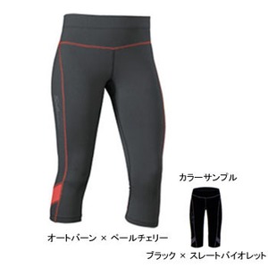 SALOMON（サロモン） TRAIL III 3／4 TIGHT Women's M ブラック×スレートバイオレッド