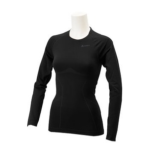 odlo（オドロ） エボリューションライトロングスリーブシャツ Women's XS ブラック