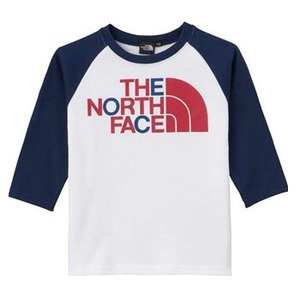 THE NORTH FACE（ザ・ノースフェイス） Raglan Logo Tee Kid’s 140 NY（TNFネイビー）