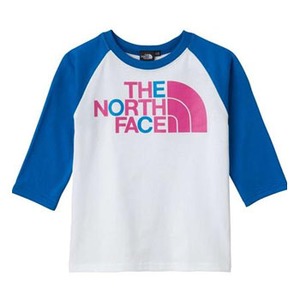 THE NORTH FACE（ザ・ノースフェイス） Raglan Logo Tee Kid’s 120 BO（ボンバーブルー）