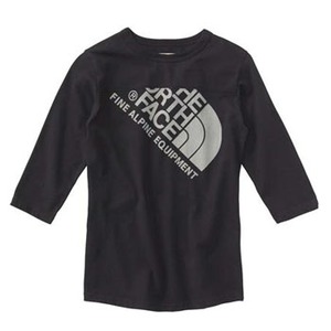 THE NORTH FACE（ザ・ノースフェイス） Jumbo LOGO 3／4 Tee Women’s M K（ブラック）