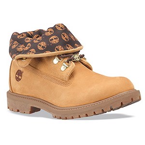 Timberland（ティンバーランド） ロールトップ 7.5／24.5cm ウィート×ダークブラウン×ツリー