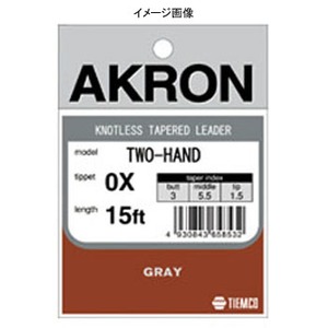 ティムコ（TIEMCO） AKRON ツーハンドリーダー 1X 15フィート グレー