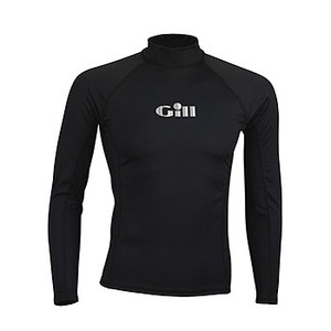 Gill（ギル） UV Rash Vest Long Sleeve XS Black