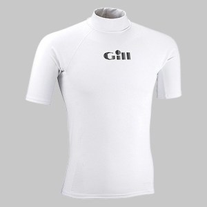 Gill（ギル） UV Rash Vest Short Sleeve M White