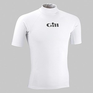 Gill（ギル） Junior UV Rash Vest Short Sleeve 8／9 White