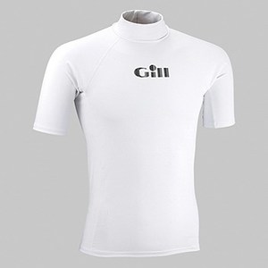 Gill（ギル） Junior UV Rash Vest Short Sleeve 10／11 White