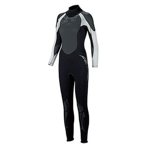 Gill（ギル） Steamer Wetsuit Women's 14 Black×Silver Grey