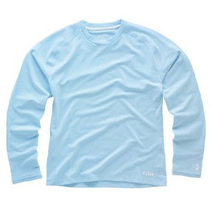 Gill（ギル） Reverb Long Sleeve Tee Women's 14 Sky Blue