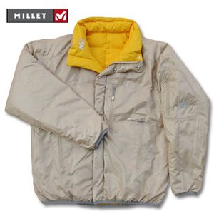 MILLET（ミレー） リバーシブルダウンアドバンスジャケット XL ベージュ／シトラス