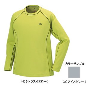 ミズノ（MIZUNO） ブレスサーモ サーマルロフト長袖Tシャツ Men's L 02（アイスグレー）