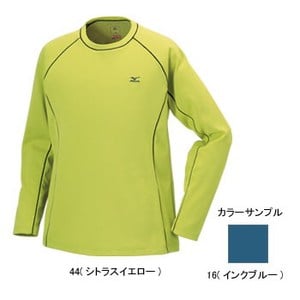 ミズノ（MIZUNO） ブレスサーモ サーマルロフト長袖Tシャツ Men's M 16（インクブルー）