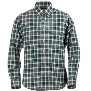 Fox Fire（フォックスファイヤー） トランスウェット（R）ウールチェックシャツ Men's M 060（グリーン）