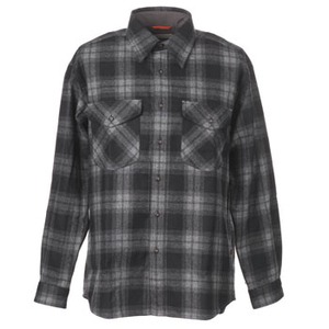 Fox Fire（フォックスファイヤー） ウォッシャブルウール ブロードチェックシャツ Men's M 023（チャコール）