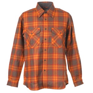 Fox Fire（フォックスファイヤー） ウォッシャブルウール ブロードチェックシャツ Men's M 079（ブリック）