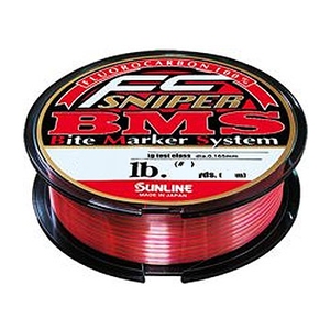 サンライン（SUNLINE） 新 FCスナイパー BMS 150m 16lb 16lb ナチュラルクリア&オレンジ&ピンク