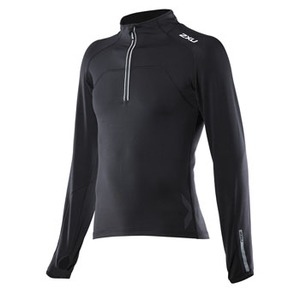 2XU（ツー・タイムズ・ユー） 3／4 Zip Thru Top Men's L BLK×BLK