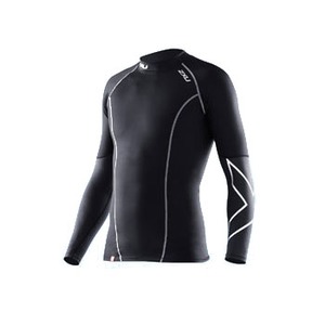 2XU（ツー・タイムズ・ユー） Elite L／S Compression Top Men's XS Black