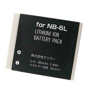 Kenko（ケンコー） デジタルカメラ用バッテリー キヤノン用 NB-6L対応