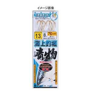 がまかつ（Gamakatsu） 糸付 海上釣堀青物70cm付 鈎12／ハリス7 金