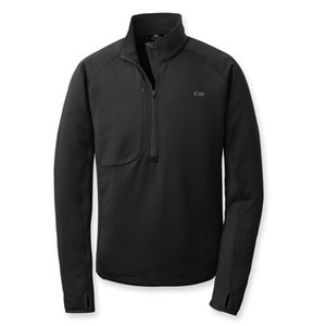 OR（アウトドアリサーチ） ラディアント ハイブリット プルオーバー Men's S BLACK