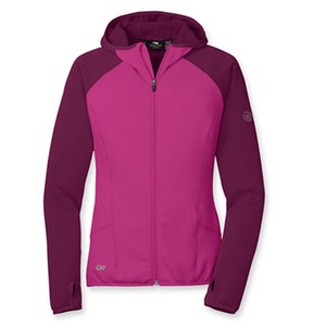 OR（アウトドアリサーチ） ルーマーフーディ Women's M FUCHSIA×BERRY