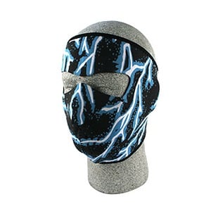 ZAN（ザン） ネオプレン フェイスマスク （フルタイプ） ライトニング ブルー