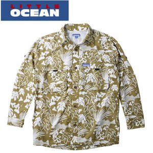 リトルオーシャン（LITTLE OCEAN） SPサーフシャツ XL サンドベージュ（SB）