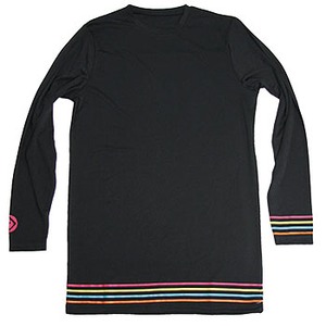 north peak（ノースピーク） NP-8200 L／S T-SHIRTS XS BK