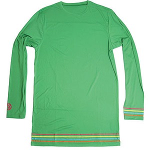 north peak（ノースピーク） NP-8200 L／S T-SHIRTS XS GN