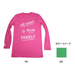 north peak（ノースピーク） NP-8202 L／S T-SHIRTS XS GN