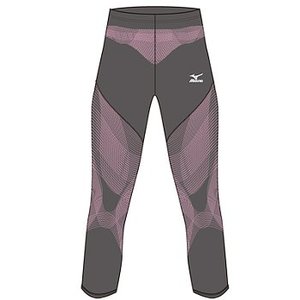 ミズノ（MIZUNO） バイオギアタイツバイオフレームセミRング Women's M 07（チャコールグレー×ピンク）