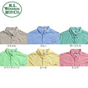 R.L WINSTONROD.CO タミアミ フィッシングシャツ S ピーチ