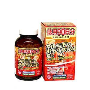 ミナミヘルシーフーズ カルニチンボディスリム粒 徳用90日分 180g（250mg×720粒）