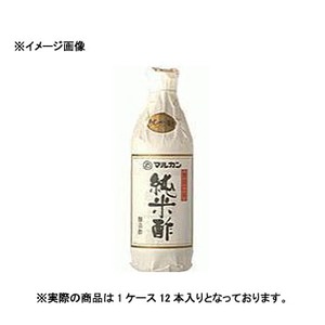 マルカン酢 慶安二年純米酢 瓶 【1ケース （900ml×12本）】