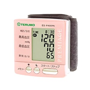 テルモ 電子血圧計 プレミアージュ 手首式 グレースピンク
