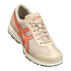 アシックス（asics） BC WALKER 322（W）（ビーシーウォカー 322（W）） Regular 24.5cm 0559（ベージュ×サニーオレンジ）