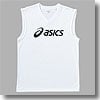 アシックス（asics） ノースリーブシャツ S・0190（ホワイト×ブラック）