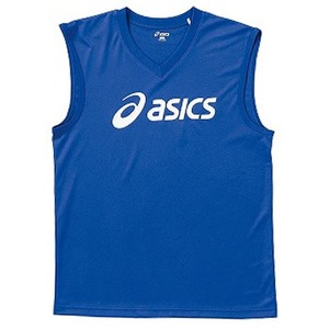 アシックス（asics） ノースリーブシャツ M・45（ブルー）