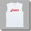 アシックス（asics） Jr.ノースリーブシャツ 150・0123（ホワイト×レッド）