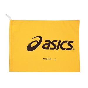 アシックス（asics） シューズ用布袋 （asicsプリント入り） （25×40cm） M 04（イエロー）