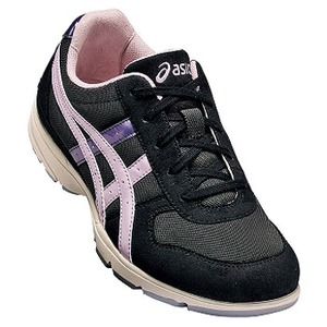 アシックス（asics） HADASHIWALKER 719 女性用 22.5cm 9035（ブラック×ラベンダー）