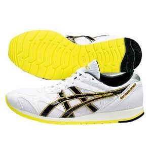 アシックス（asics） WIND TRAINER 24cm 0190（ホワイト×ブラック）