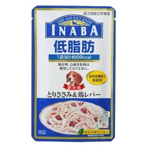 いなばペットフード（INABA） イナバレトルト低脂肪とりささみ&レバー 80g