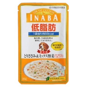 いなばペットフード（INABA） イナバ低脂肪パウチささみ&ミックス野菜 80g