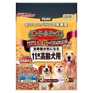 日清ペットフード ランミールミックス大粒11歳高齢犬用 3Kg