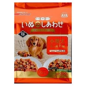 日清ペットフード いぬのしあわせジューシーキューブ成犬 300g