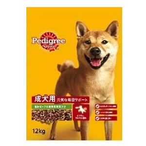 マースジャパンリミテッド（Mars Japan Limited） ぺディグリー PD4 成犬用 旨みビーフ&野菜 12Kg