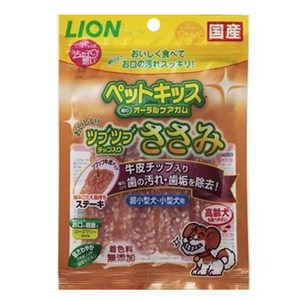 ライオン商事（LION） ペットキッス ツブツブチップ入りささみステーキ 8枚